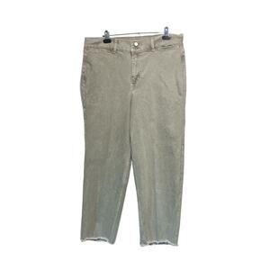 Banana Republic High Rise Wide Leg Crop Jeans Quartz Size 32